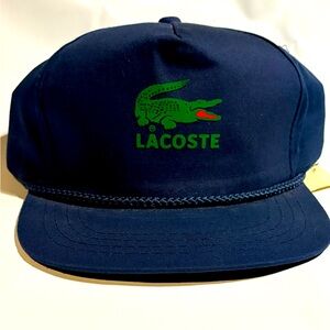 Lacoste snapback trucker hat. Brand new never worn with original tags!